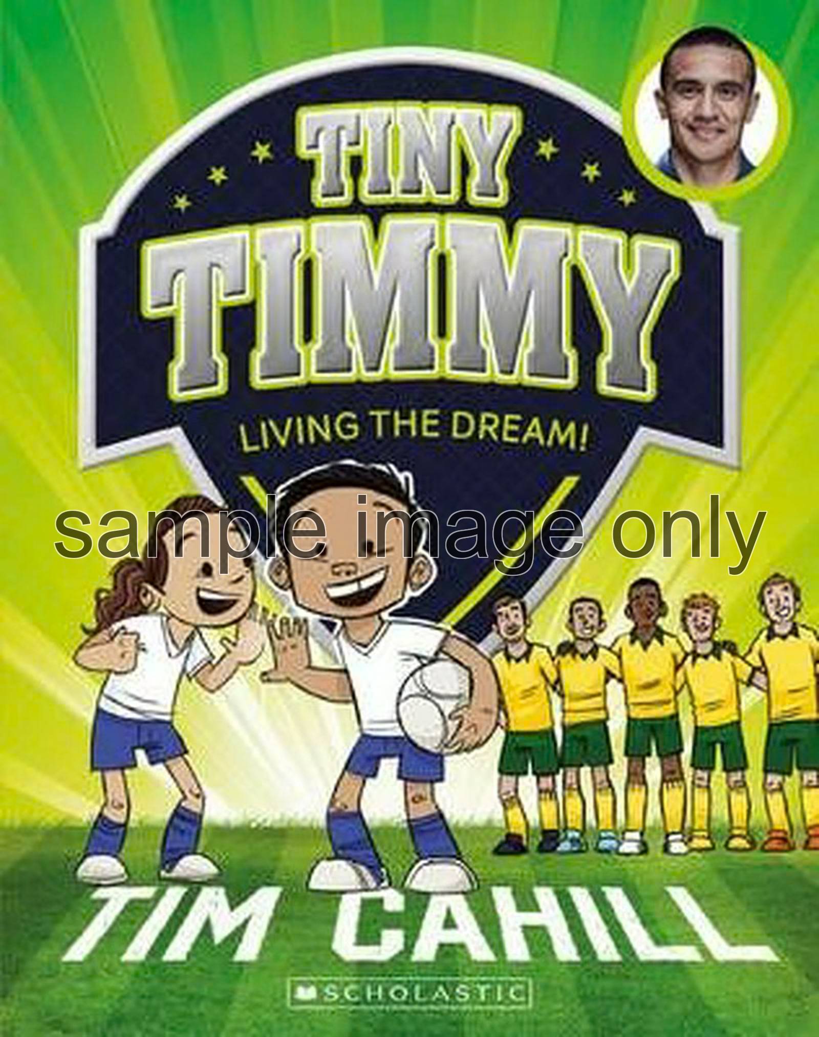 Ages: 7+ Tiny Timmy dreams of playing for Australia when he grows up. He will have to work hard to make that happen, but now he has a chance to be out on the field with his heroes at their big game! All he needs to do is win the soccer trick competition. Can he show off his skills in time? Find out if Timmy has what it takes!